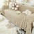 Fluffy Faux Fur Couch Cover Plush Sofa Throw, Warm & Stylish Sofa Protector