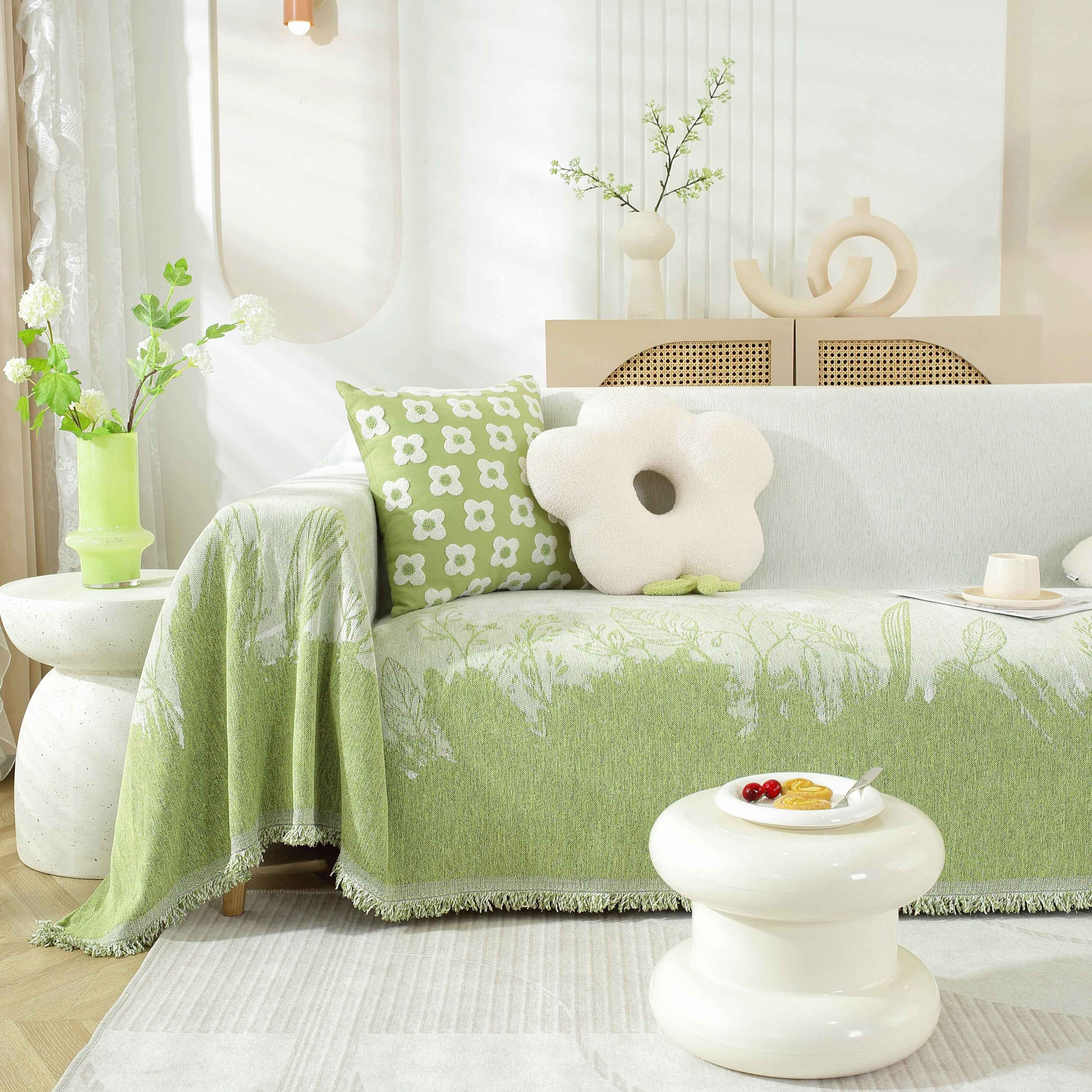 Sofa Cover Blanket for 1/2/3/4 Seat Couch Furniture Pet Protector Stylish Throws for Sectional Couch