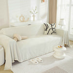 Chenille Herringbone Couch Protector Blanket, Stylish Throw Blankets for Couch and Couch Throw Cover
