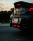 OLM V2 F1 Rear Fog Light (Smoke Lens, Black Base, Red Bar) - 2022 BRZ / GR86