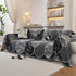Modern Retro Sofa Throw - Decorative, Washable Chenille Blanket & Couch Protector