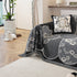 Modern Retro Sofa Throw - Decorative, Washable Chenille Blanket & Couch Protector