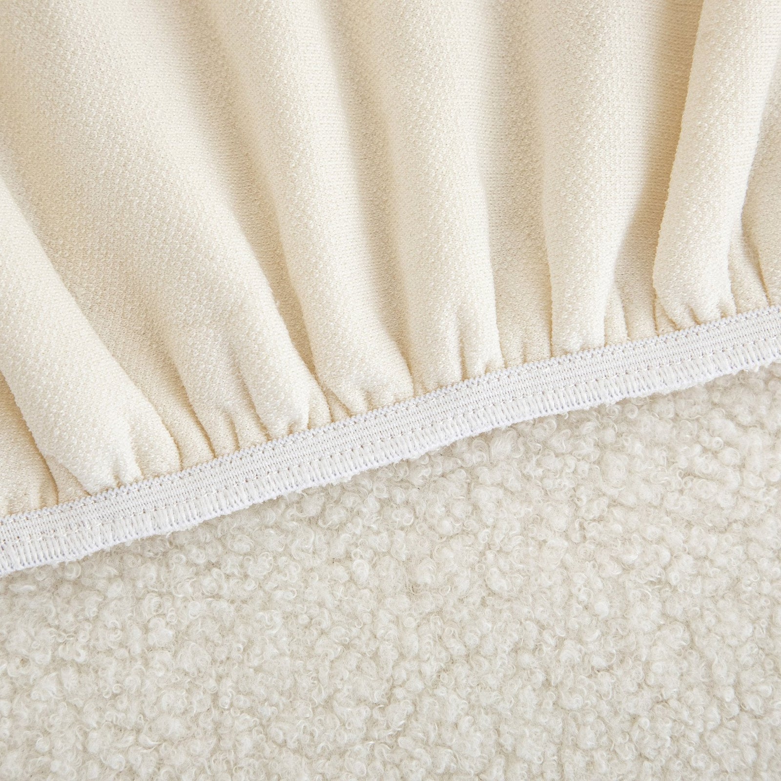 Stretch Plush Fitted Couch Slipcover Furniture Protector for 1/2/3/4/5 Cushion Couch