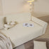 3D Jacquard Leaf Pattern Couch Slipcover, High Stretch Washable Textured Sofa Cover