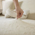 3D Jacquard Leaf Pattern Couch Slipcover, High Stretch Washable Textured Sofa Cover