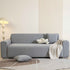 3D Jacquard Leaf Pattern Couch Slipcover, High Stretch Washable Textured Sofa Cover