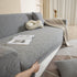 3D Jacquard Leaf Pattern Couch Slipcover, High Stretch Washable Textured Sofa Cover