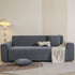 3D Jacquard Leaf Pattern Couch Slipcover, High Stretch Washable Textured Sofa Cover