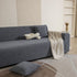 3D Jacquard Leaf Pattern Couch Slipcover, High Stretch Washable Textured Sofa Cover