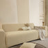 3D Jacquard Leaf Pattern Couch Slipcover, High Stretch Washable Textured Sofa Cover