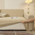 3D Jacquard Leaf Pattern Couch Slipcover, High Stretch Washable Textured Sofa Cover
