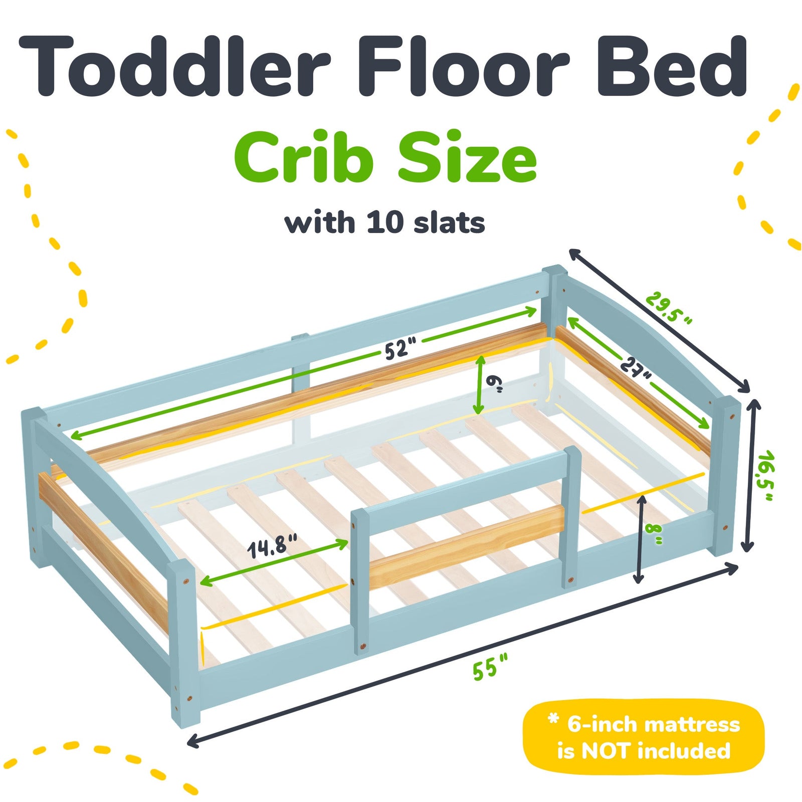 Floor Bed - Crib Size
