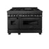 ZLINE 48" Bundled Stainless DualRange RangeHood Dishwasher 3KP-RABRH48-DW