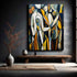 Abstract Human Connection Wall Art
