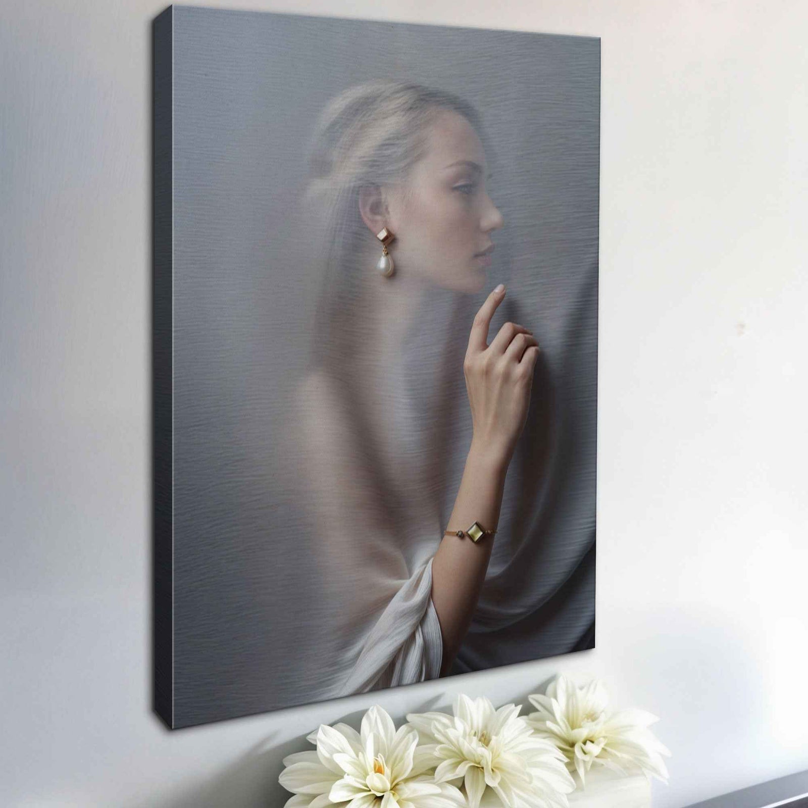 Behind Curtain Wall Art