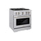 ZLINE 30" Select Gas Range Convection Gas Oven Stainless Steel Brass Burners HGR-BR-30