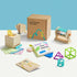 Brain & Hands Playset — Montessori Box (4–6 Months) + Activity Cube