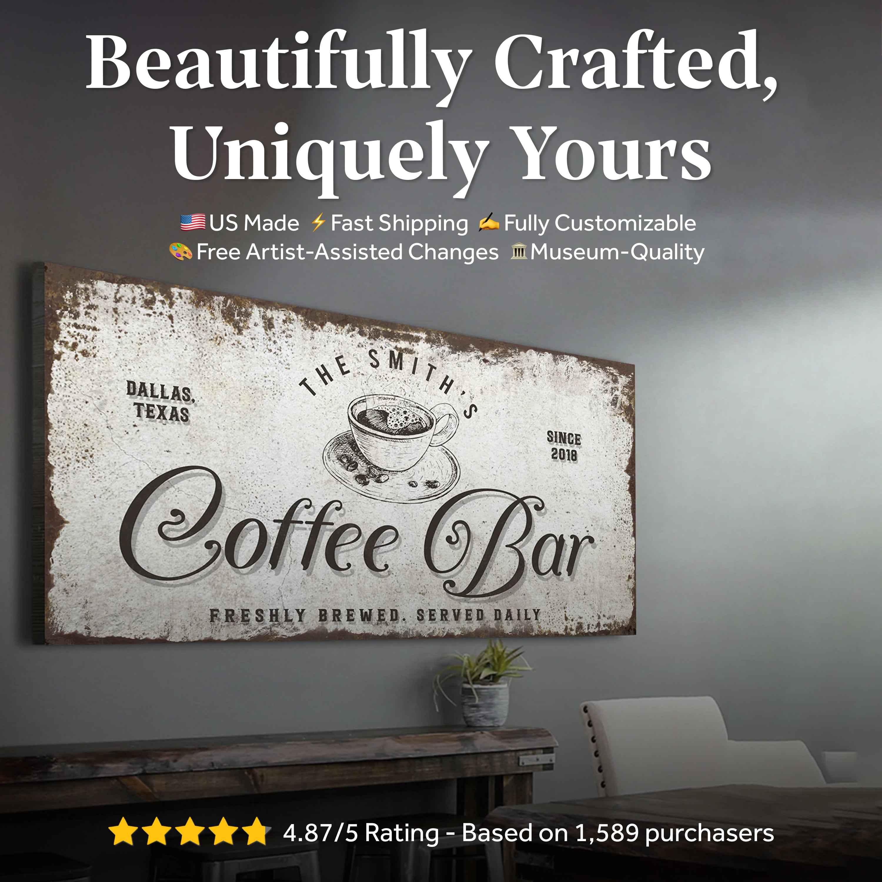 Coffee Bar Sign