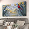 Golden Petals and Scarlet Wings Wall Art