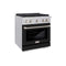 ZLINE 30"Paramount Dual Fuel Range DuraSnow® Black Matte SDRS-BLM-30