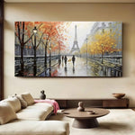 Parisian Rain Cityscape Wall Art