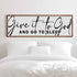 Give It To God And Go To Sleep Sign VIII