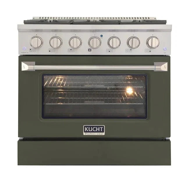 Kucht 36” Pro-Style Kitchen Dual Fuel Range - KDF362/LP-OG