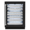 ZLINE 24" Touchstone Dual Zone 44 Bottle Wine Cooler Black Matte Glass Door RWDO-BLM-24