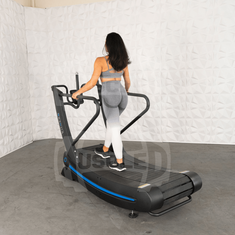 Commercial Self Powered Curve Treadmill - Muscle D Fitness - Standalone