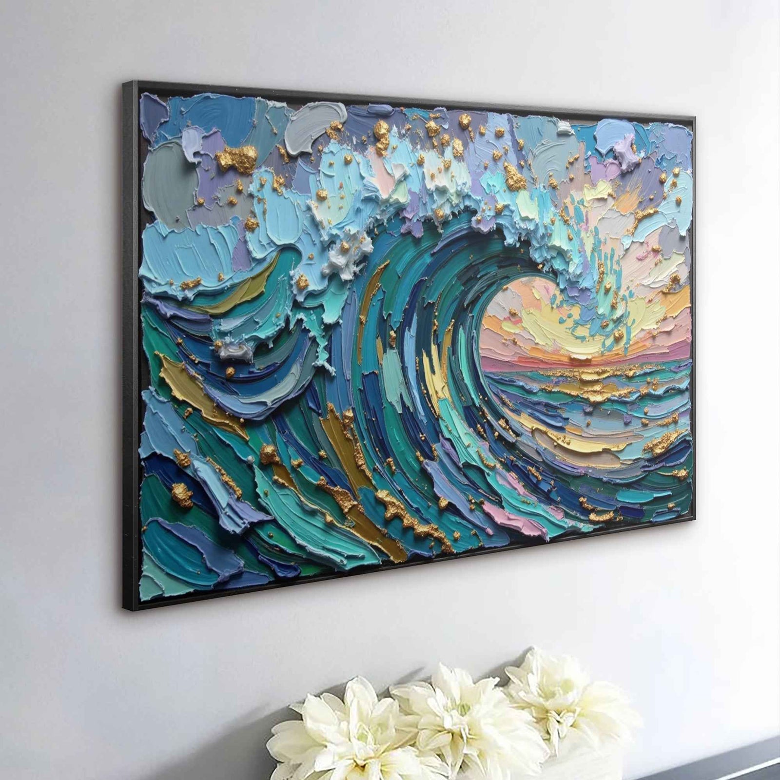 Golden Tide Wall Art