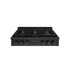 ZLINE 36" Paramount Gas Rangetop Black Stainless Steel Brass Burners SRTB-BR-36
