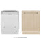 ZLINE Autograph Edition 24" Tall Tub Dishwasher, Custom Panel Ready, Champagne Bronze Handle DWMTZ-24-CB