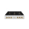 ZLINE 36" Paramount Gas Rangetop DuraSnow® Stainless Steel Polished Gold SRTSZ-36-G
