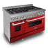 ZLINE 48" Bundle Range RAS-RG-48 & Range Hood 8654RG-48, 2KP-RASRGRH48