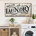 The Laundry Room Sign VI