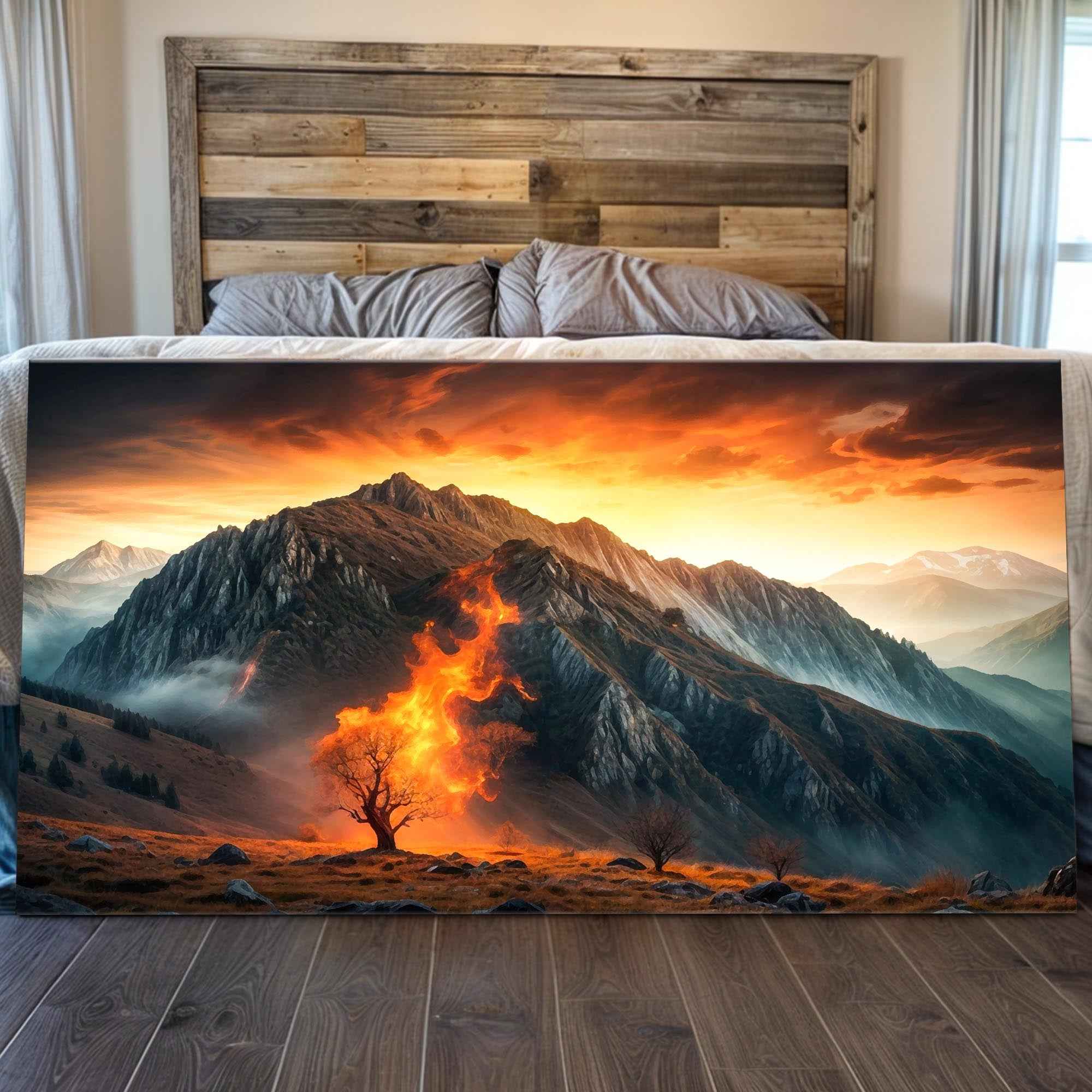 Burning Bush - Faith Wall Art XIII