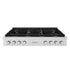 ZLINE 48" Paramount Gas Rangetop DuraSnow® Stainless Steel Brass Burners SRTS-BR-48