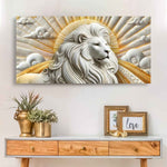 3D Majestic Lion Wall Art III
