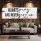 Always Pray And Never Give Up - Luke 18:1 Faith Sign II