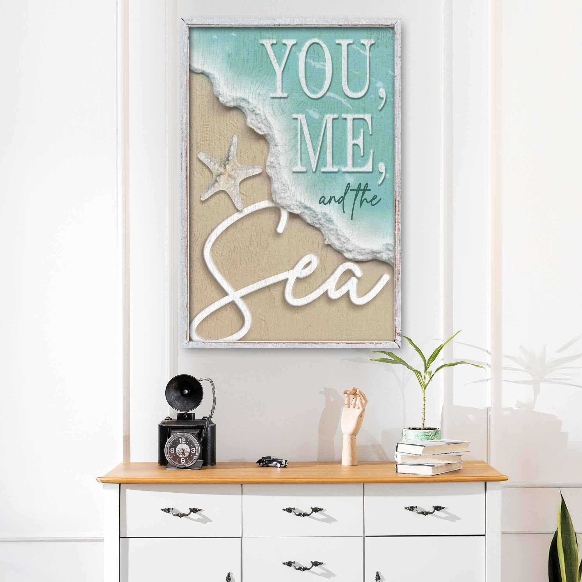 You Me and the Sea Coastal Sign VI