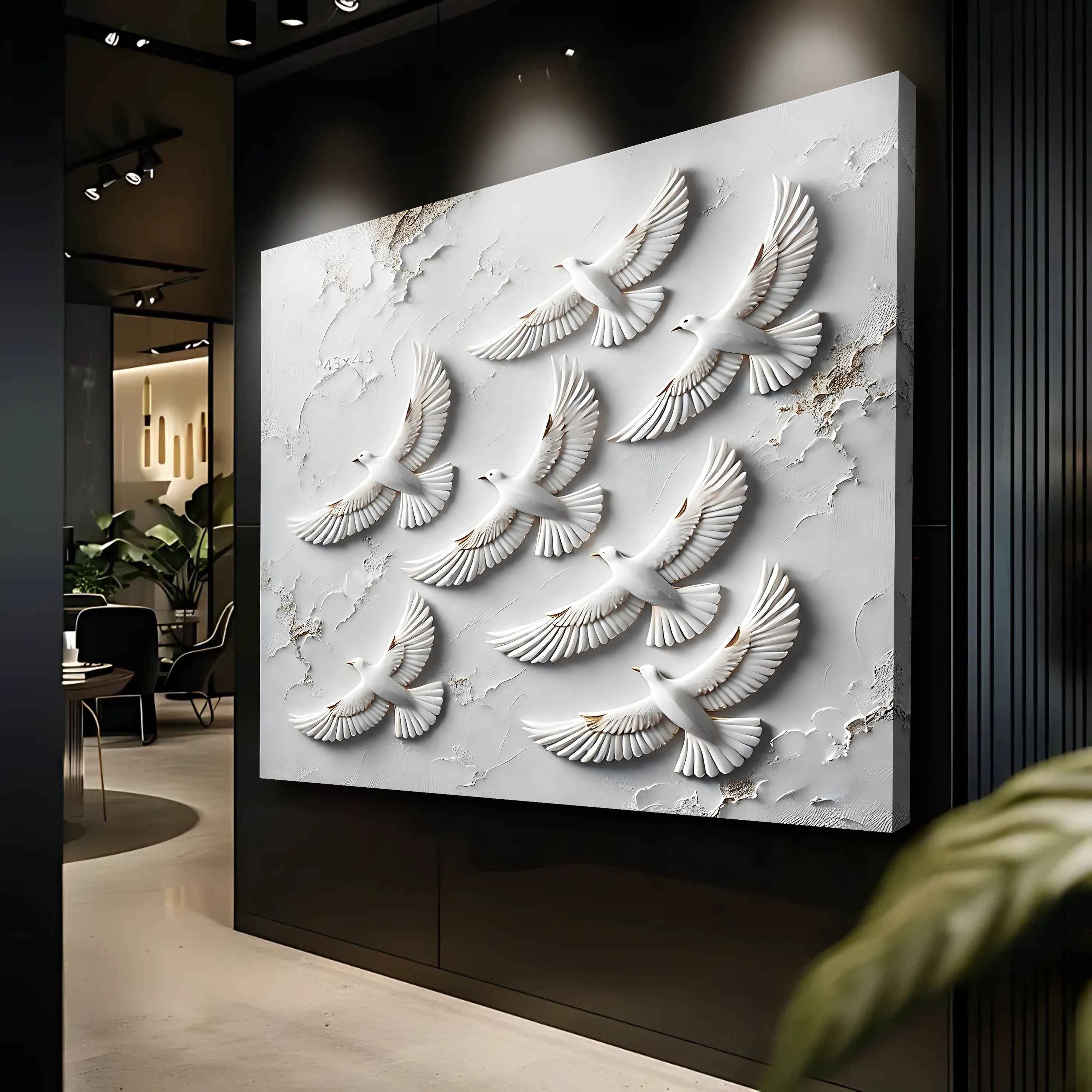 3D Birds Wall Art