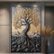 Golden Tree of Life Minimalist Wall Art