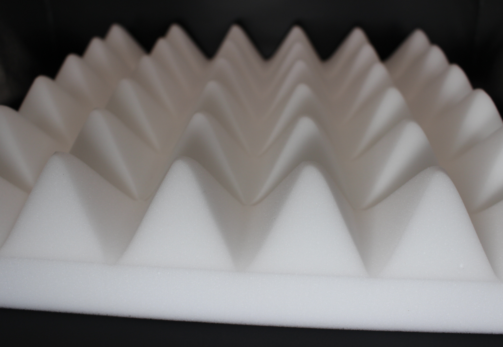 White Acoustic Foam Panels - 12x12x2.5
