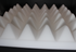 White Acoustic Foam Panels - 12x12x2.5"