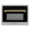 ZLINE 24" Convection Microwave, Stainless Steel, Gold MWOZ-24-G