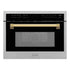ZLINE 24" Convection Microwave, Stainless Steel, Gold MWOZ-24-G