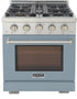 Kucht 30" Freestanding Professional Gas Range KFX3000X-LB