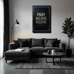 Matthew 21:22 - Pray Believe Receive Faith Sign III