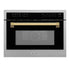 ZLINE 24” Convection Microwave, Stainless Steel, Gold MWOZ-24-SS-G