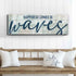 Happiness Comes In Waves Beach Sign